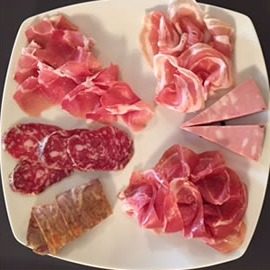 Piatto di salumi misti